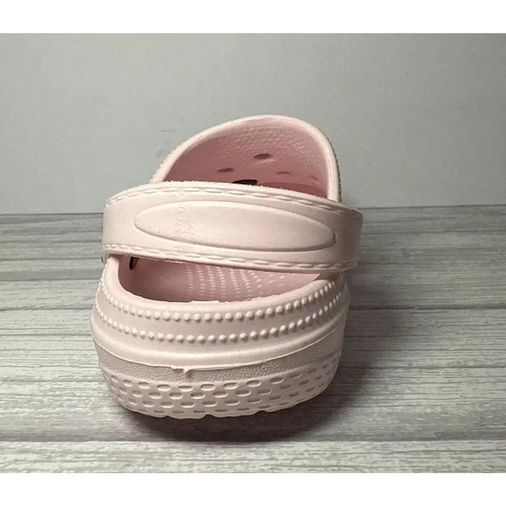 Vilocy Girls Charms Detailed Clogs in pink Size 26 (9-9.5c)